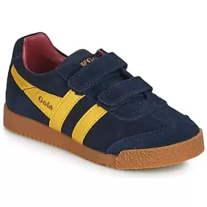Image of Gola HARRIER VELCRO boys's Childrens Shoes Trainers in Blue - Sizes 8 toddler,9 toddler,10 kid,11 kid,12 kid,13 kid,1 kid,9,12,2 kid