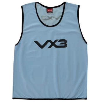 image of VX-3 Hi Viz Mesh Training Bibs Junior - Cyan