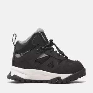 Image of Timberland Lincoln Peak Waterproof Hiking Boot For Toddler In Black Kids, Size 11