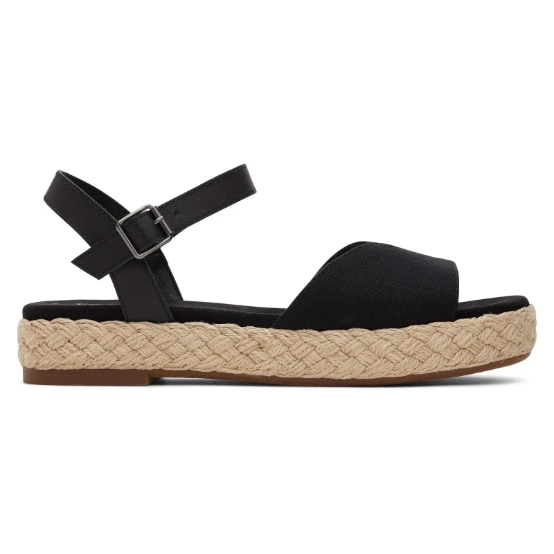Image of TOMS Womens wedge sandals Toms Abby Noir Female 40