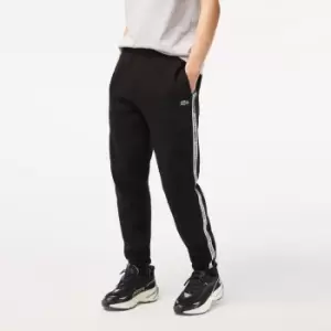 Image of Lacoste Logo-Printed Cotton-Blend Jersey Jogger Bottoms - XL