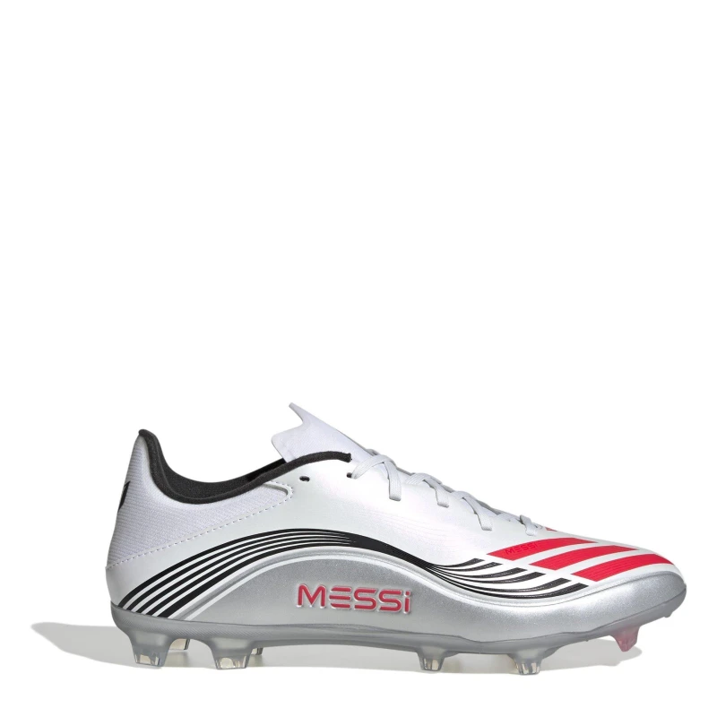 Image of Adidas Football boots adidas F50 Messi League FG/AG Blanc Unisex 44 2/3 JP7446