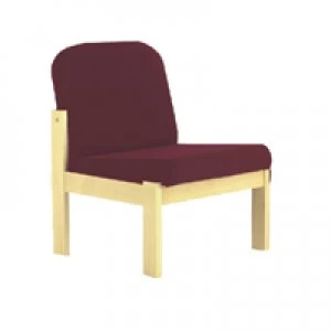 image of Arista ClaretBeech Veneer Reception Seat KF03324