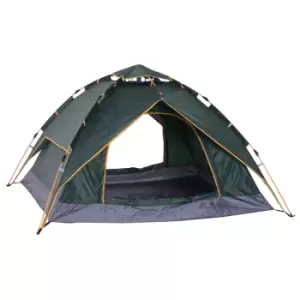 Image of Outsunny 3 Person Pop Up Camping Tent - Green