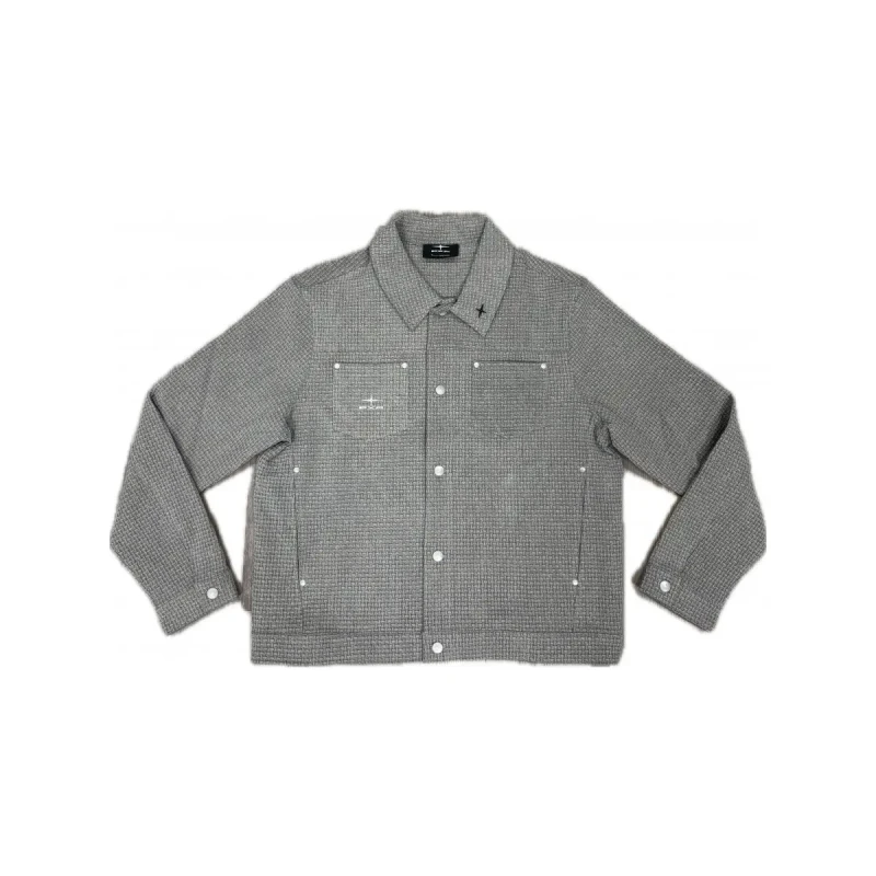 Image of Project X Paris Overshirt Project X Paris Honeycomb Gris Male S