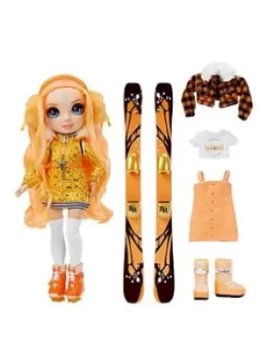 image of Rainbow High Winter Break Fashion Doll- Poppy Rowan (Orange)