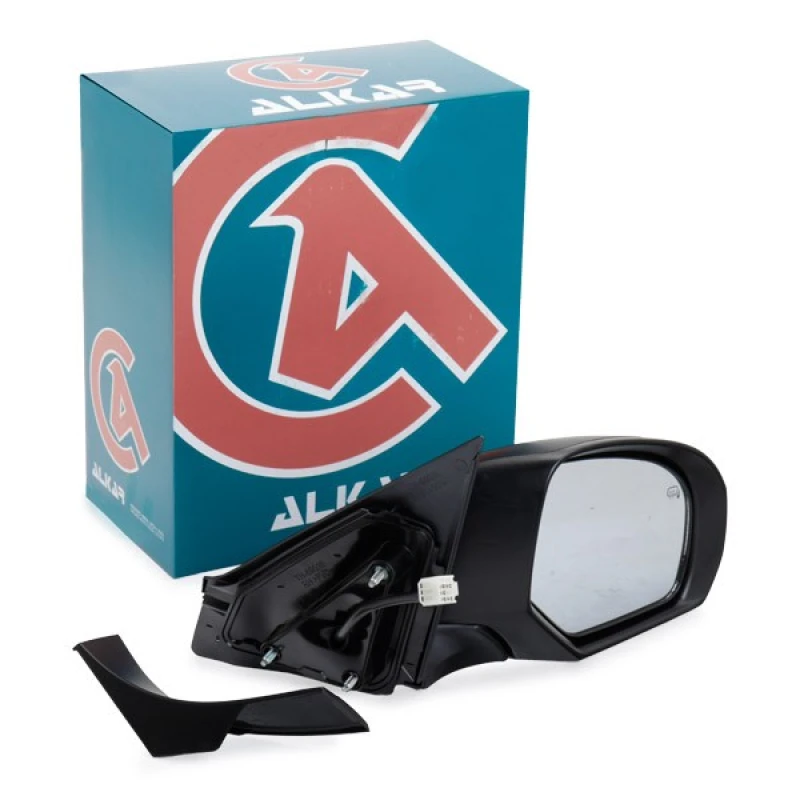 Image of ALKAR 6140926 Wing mirror Right, Electric, Convex, primed Outside Mirror (50)