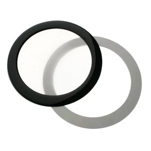 image of DEMCiflex Dust Filter 92mm Round - Black/White