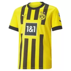 Puma Borussia Dortmund Home Shirt 2022 2023 Junior Boys - Yellow