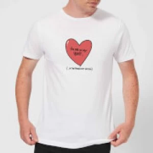 Image of You Are In My Heart...In The Friendzone T-Shirt - White - 5XL