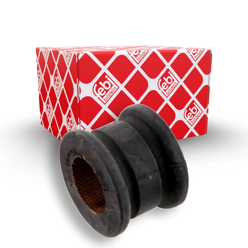 Image of FEBI BILSTEIN 17679 Stabilizer Bushes inner, Rubber with fabric lining Rubber, Rubber with fabric lining Anti-roll Bar Bush Kit (1334)