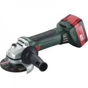 Image of Metabo W 18 LTX 125 4.0 Ah 602174610 Cordless angle grinder 125mm incl. spare battery, incl. case 18 V 4 Ah