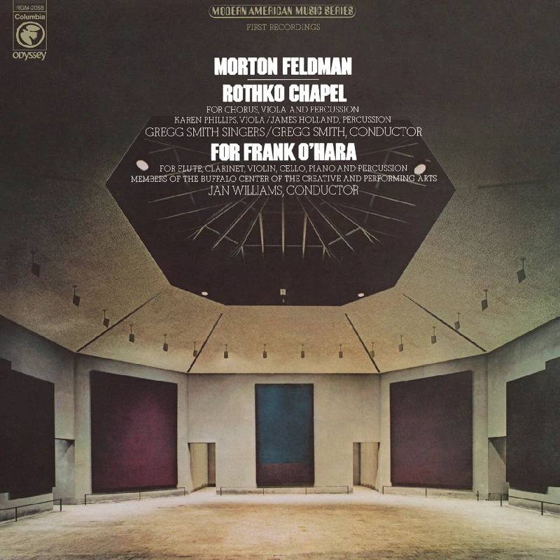Image of Morton Feldman: Rothko Chapel/For Frank O'Hara (50th Anniversary) Vinyl