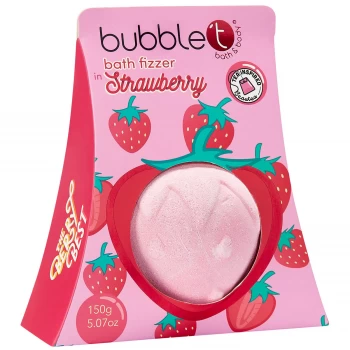 image of Bubble T Bath Fizzer - Strawberry 150ml