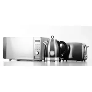 Image of Daewoo Callisto SDA1837GE 1.7L Retro Kettle, Callisto SDA1838GE Retro 2 Slice Toaster And Callisto SDA1873GE 20L Microwave Bundle