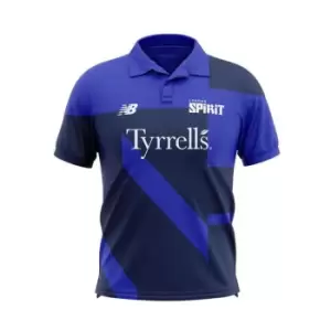 Image of New Balance Balance London Spirit Polo Shirt Mens - Blue