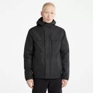 Image of Timberland Benton Water-resistant Shell Jacket For Men In Black Black, Size 3XL