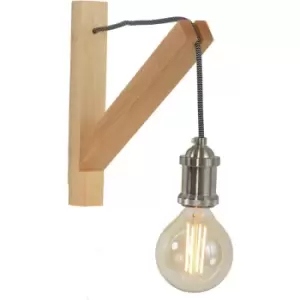 Sienna Dion Wall Light Wood Blank