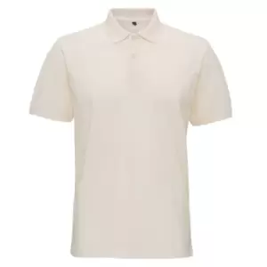 Image of Asquith & Fox Mens Coastal Vintage Wash Polo (S) (Vintage White)