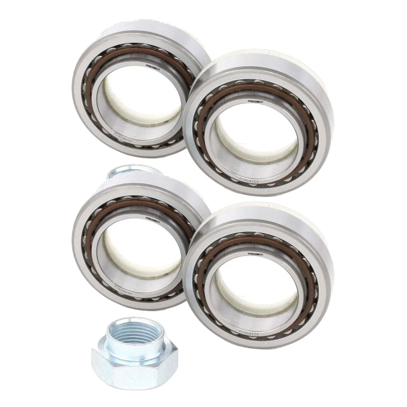 Image of RIDEX 654W1293 Wheel bearing kit Front Axle, Contains two wheel bearing sets Wheel Bearing Kit (654)