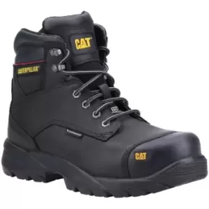 Image of Caterpillar Spiro Lace Up Waterproof Safety Boot Black - 11