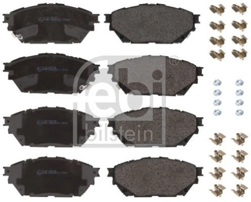 Image of Brake pad set FEBI BILSTEIN 196126