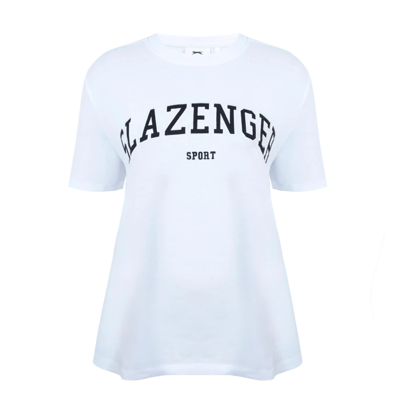Image of Slazenger Large Logo Tee - White White 8