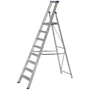 Werner MasterTrade 8 Tread Aluminium Platform Stepladder