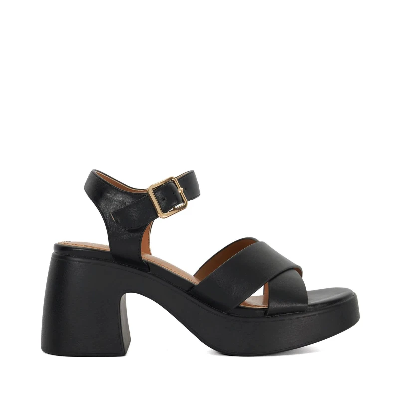 Image of Dune London Womens Jolanda Heeled Sandals Black female 4 (37)