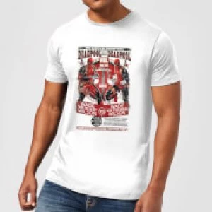 Image of Marvel Deadpool Kills Deadpool Mens T-Shirt - White - 3XL