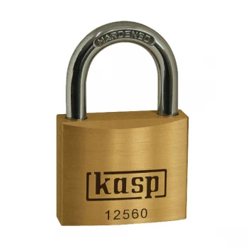 Image of Kasp K12560A4 Premium Brass Padlock - 60mm - KA25604