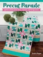 Image of precut parade quilts to make from strips squares and fat quarters