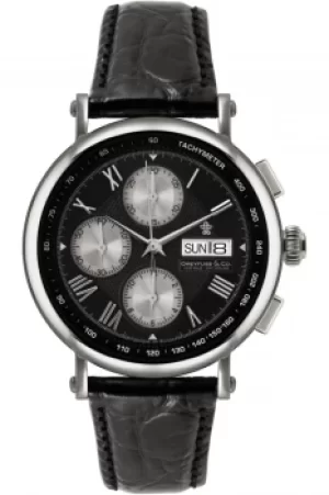 Image of Mens Dreyfuss Co Valjoux Automatic Chronograph Watch DGS00050/20