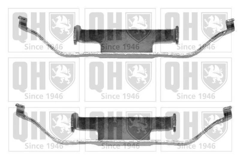 Image of QUINTON HAZELL Brake pad fitting kit QUINTON HAZELL BFK611