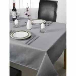 image of Green & Sons Table Cloth Chequers 50 X 70" Silver