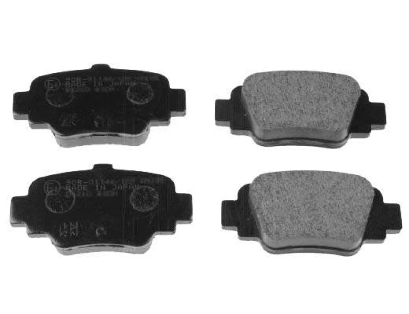 Image of Blue PRINT ADN14283 Brake pad set Rear Axle, excl. wear warning contact Brake Pad Set,disc brake (402)