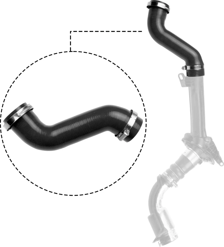 Image of GATES Charger intake hose GATES 09-1314