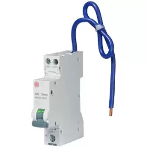 Image of Wylex - 40A 30mA Miniature rcbo with Switched Neutral, b Curve - n/a