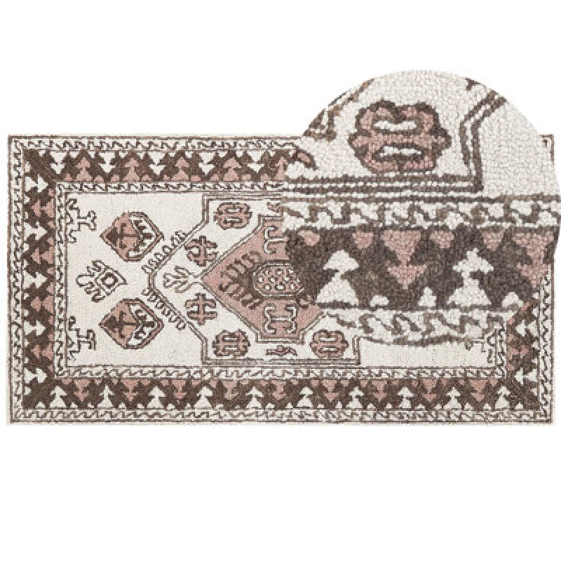 Image of Beliani Rug Tomarza Multicolour 80 X 150 Cm Wool