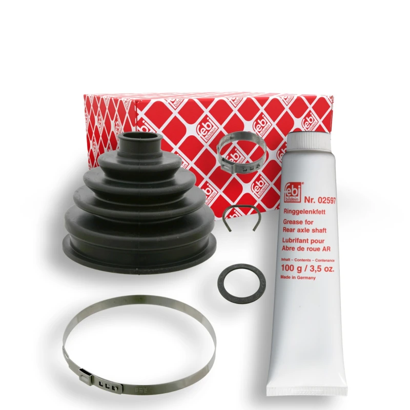 Image of FEBI BILSTEIN 14089 CV Boot Front Axle, Rubber Rubber Bellow,drive shaft (194)