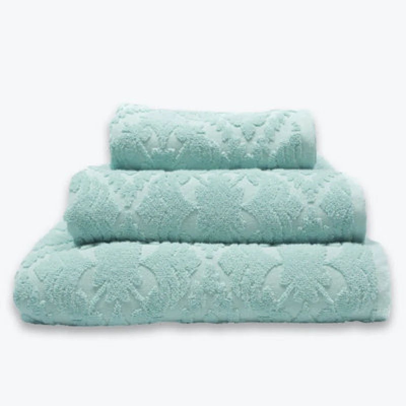 Image of Allure Bath Fashions Country House Jacquard Hand Towel - Duckegg