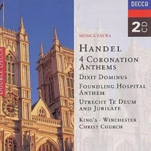 Image of 4 Coronation Anthems by George Frideric Handel CD Album