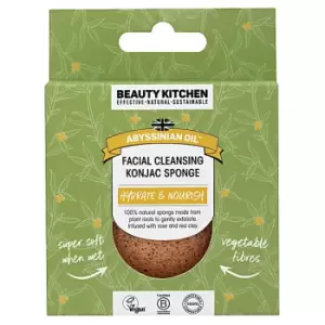 image of Beauty Kitchen Abyssinian Oil Facial Cleansing Konjac Sponge