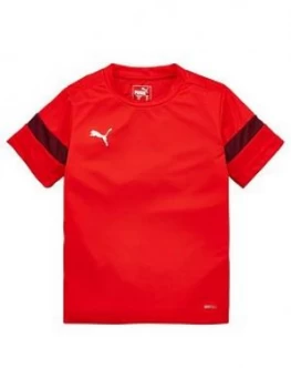 Image of Boys, Puma Junior Football Tee - Red, Size 11-12 Years