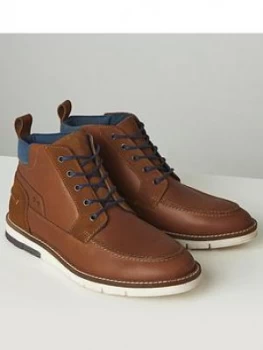 Image of Joe Browns Drifter Casual Leather Boots - Tan, Size 10, Men