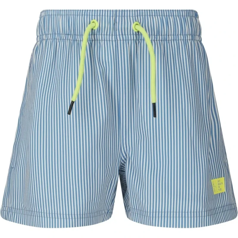 Image of Children's swimming shorts Zigzag Mikmik Bleu Unisex 12 ans