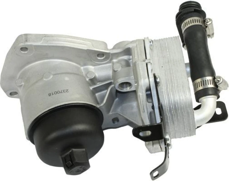 Image of METZGER 2370018 Oil Cooler with radiator, with hose Oil Cooler,engine oil (469)