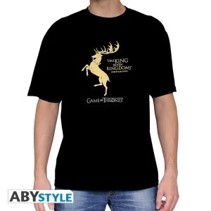 Image of Game Of Thrones - Baratheon* Mens XX-Large T-Shirt - Black