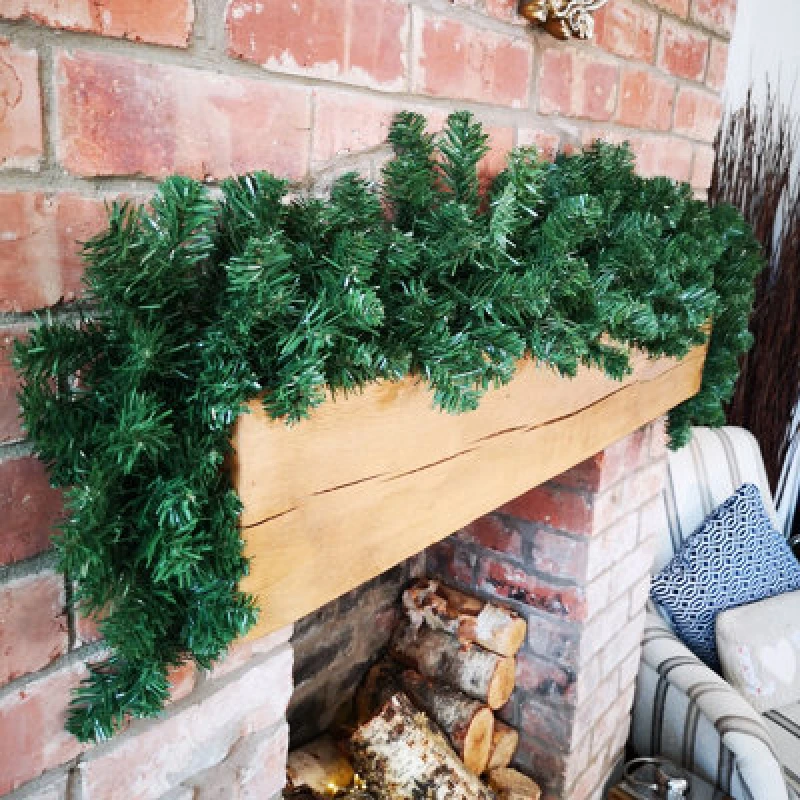 Image of Samuel Alexander 1.8M Plain Green Imperial Pine Christmas Swag Garland Decoration