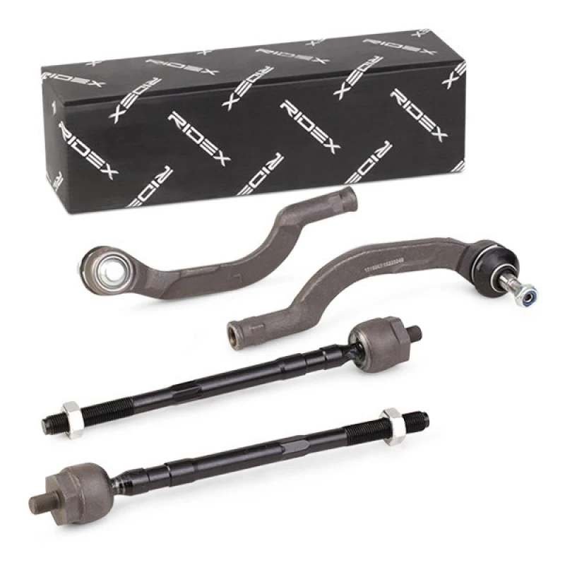 Image of RIDEX 770T0005 Repair Kit, tie rod with axle joint, Front Axle Left Repair Kit,tie rod (770)